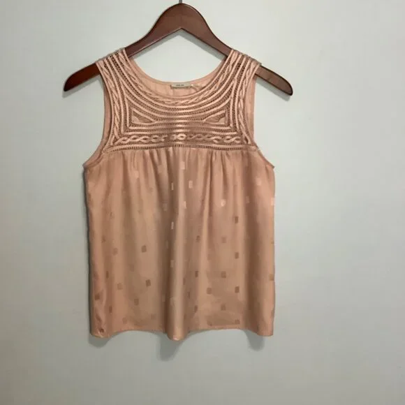 🌸 Kimchi Blue Sleeveless Top – Urban Outfitters – Women’s Size S – Pink/Nude-Pe - Picture 2 of 8